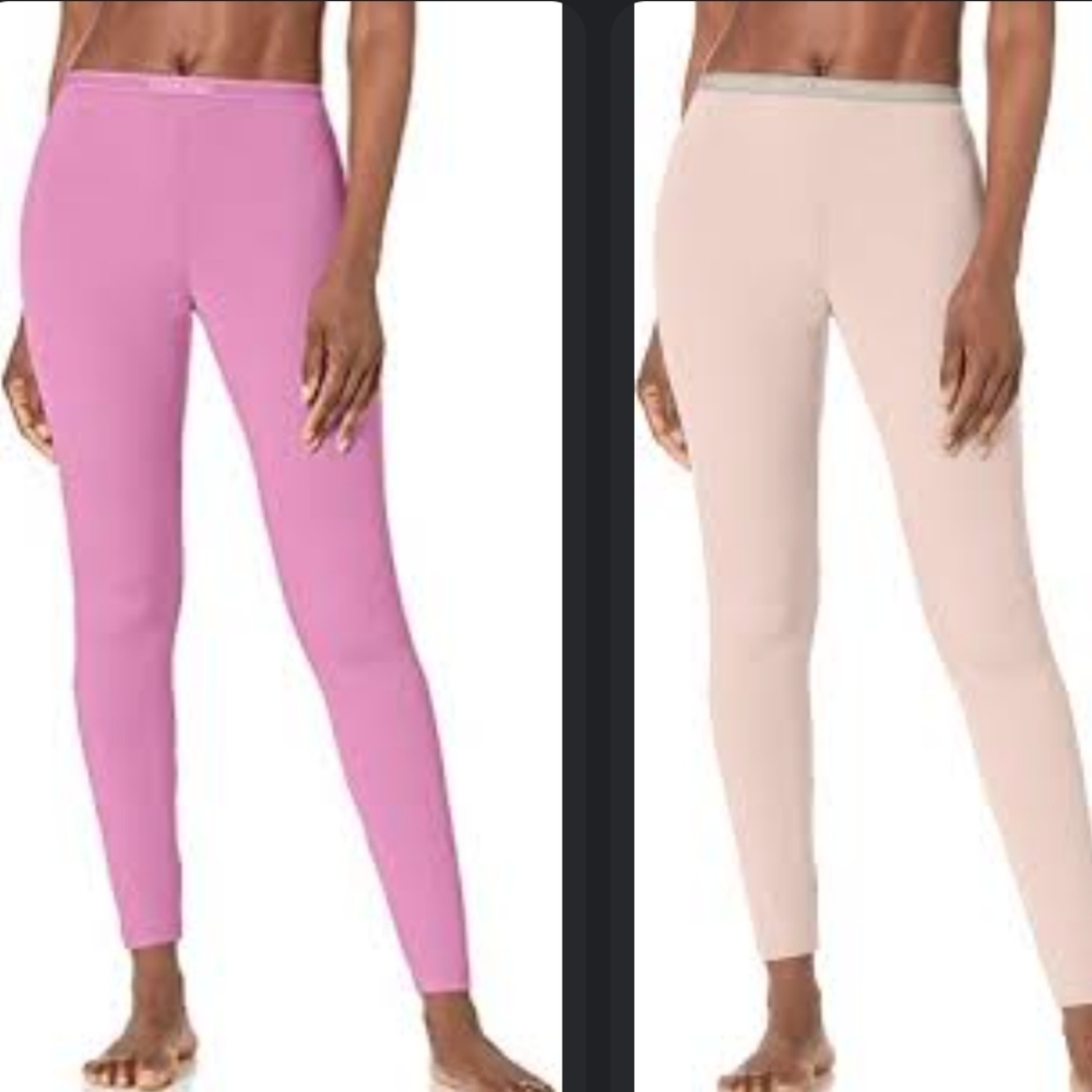 Calvin Klein Pure Ribbed Leggings . lilac Rain - Picture 13 of 16